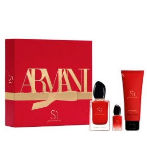 Armani 圣诞礼盒热促 红管唇釉、挚爱香氛、Q香套装上市