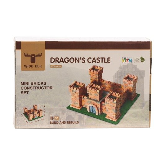 1080pc Dragons Castle Mini Bricks Construction Set