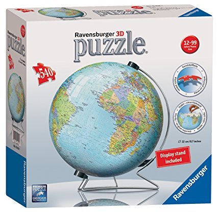 The Earth 3D Puzzle (540 pc)