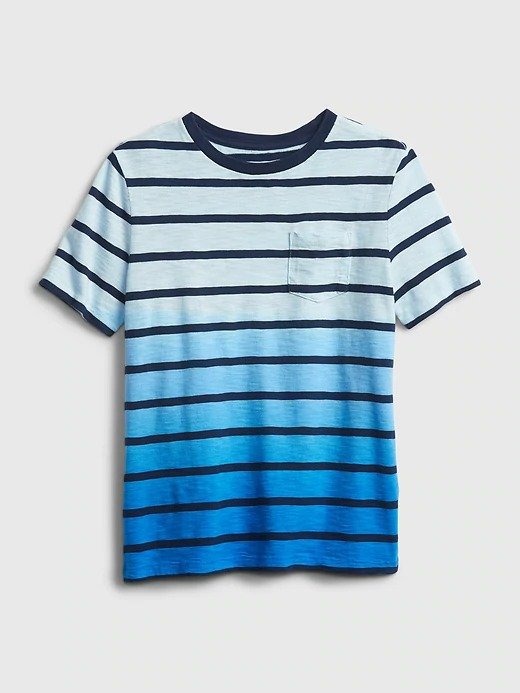 Kids Stripe Dip-Dye T-Shirt