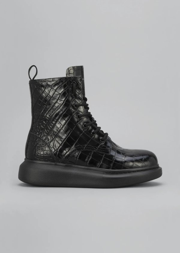 Hybrid Lace-Up Boots