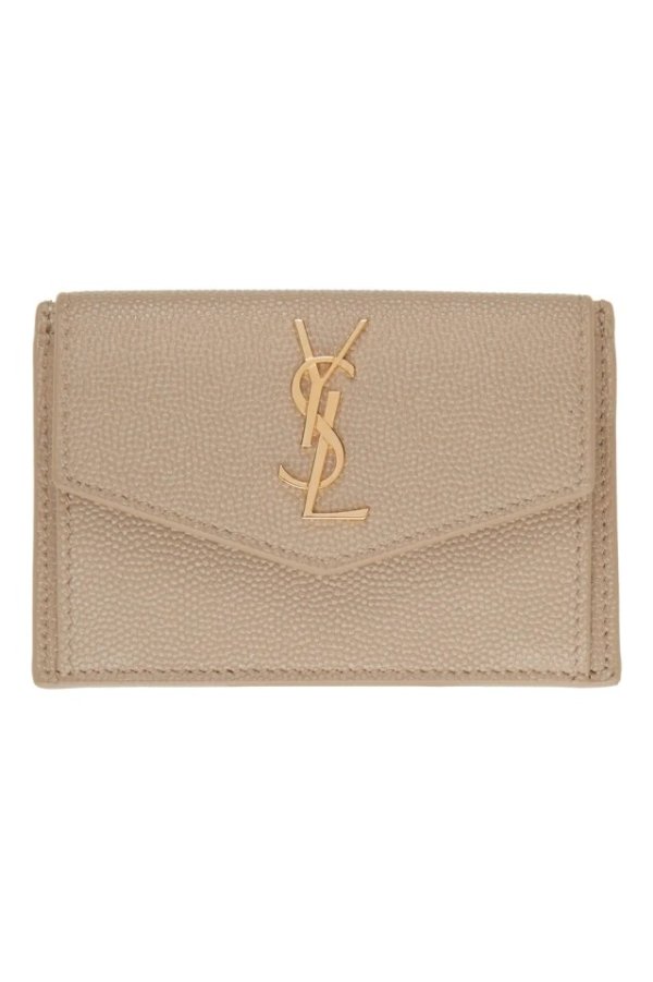 Taupe Uptown Card Holder