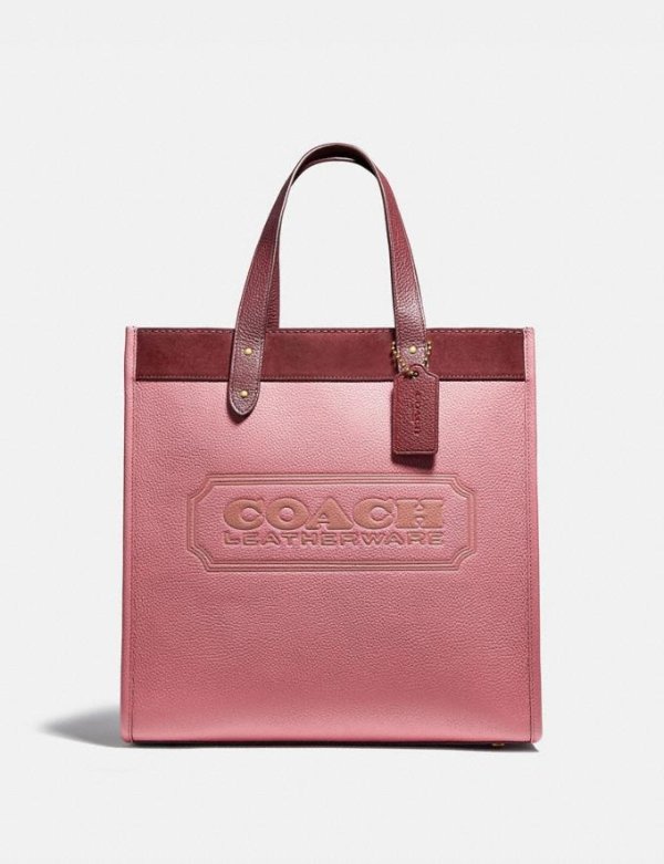 Field Tote in Colorblock With Coach Badge