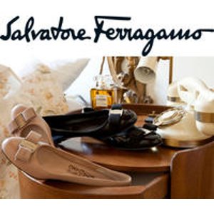 Salvatore Ferragamo Designer Handbags, Wallets & Shoes on Sale @ Ideel