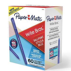 闪购：Paper Mate 蓝色圆珠笔，60支1.0 mm