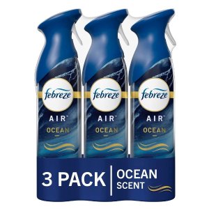 补货：Febreze 海洋香味空气清新剂8.8oz 3瓶