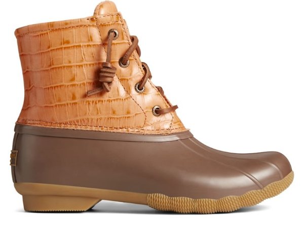 Saltwater Croc Leather Duck Boot