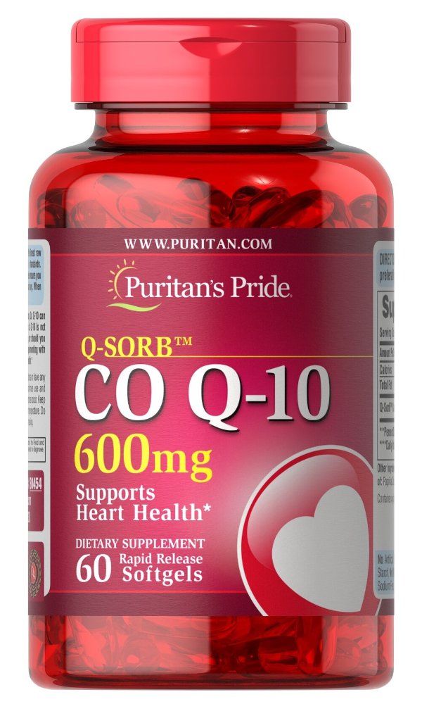 Q-SORB CO Q-10 600 mg 60 softgels | Puritan's Pride