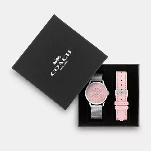 Boxed Ruby Watch Gift Set, 32 Mm