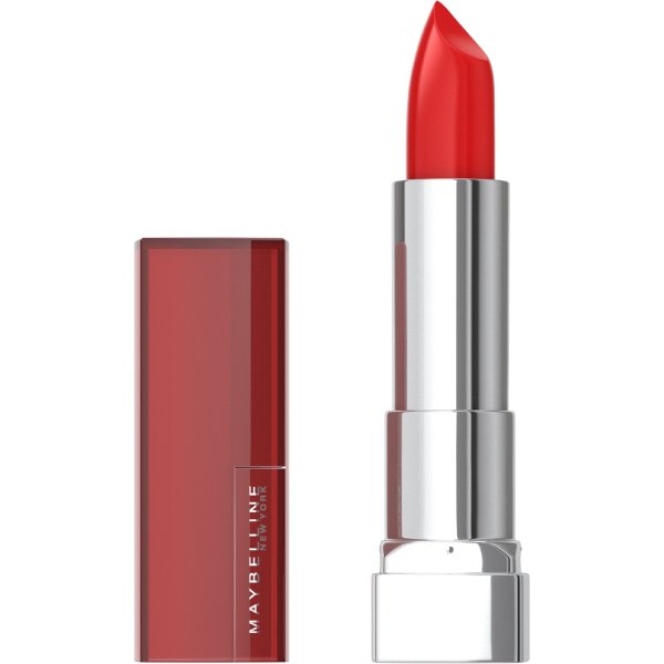 Maybelline Color Sensational The Creams, Cream Finish Lipstick Makeup, Red Revival, 0.15 oz.