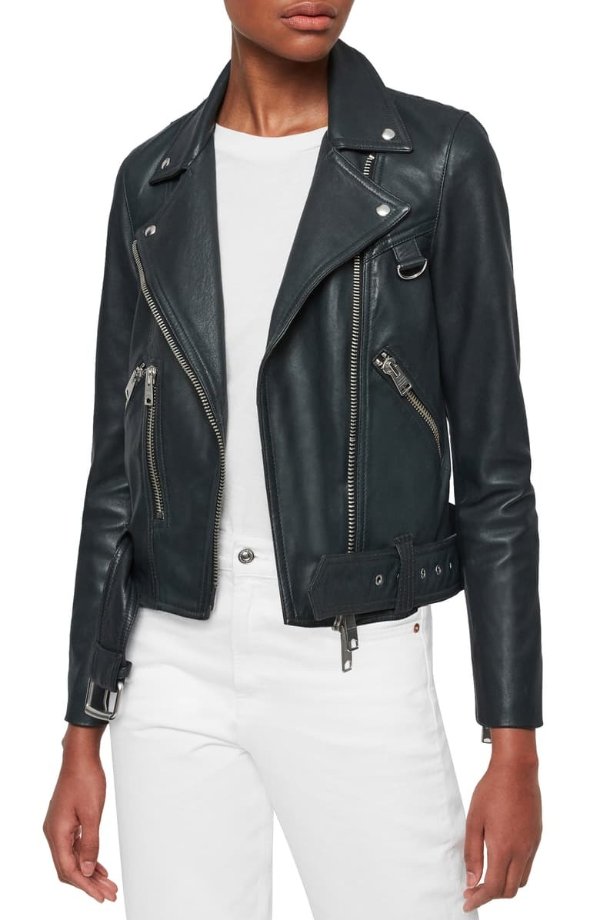 Gidley Leather Biker Jacket