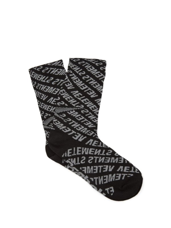 Logo-intarsia socks | Vetements | MATCHESFASHION.COM US