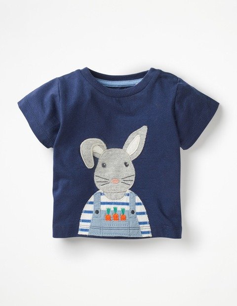 On-The-Farm T-Shirt - College Blue Bunny | Boden US
