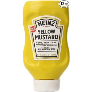 Heinz Yellow Mustard, 20 Ounce (Pack of 12)