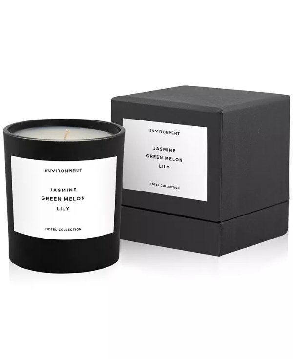 Jasmine, Green Melon & Lily Candle (Inspired by 5-Star Hotels), 8 oz.