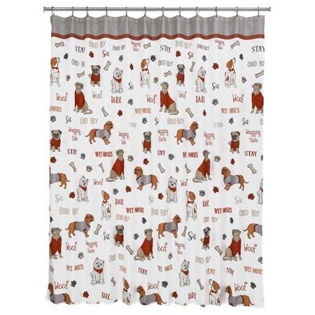 Mainstays Dogs Shower Curtain