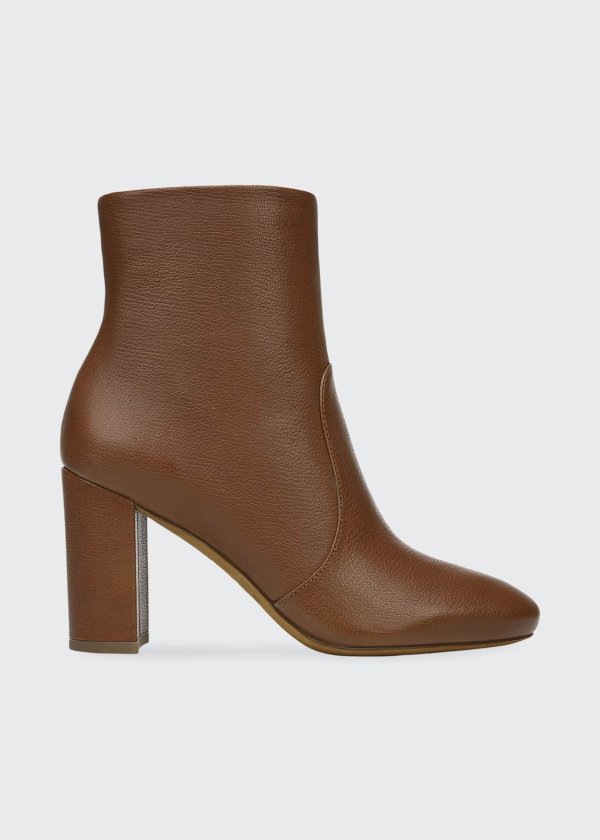 Brannen Leather Ankle Booties