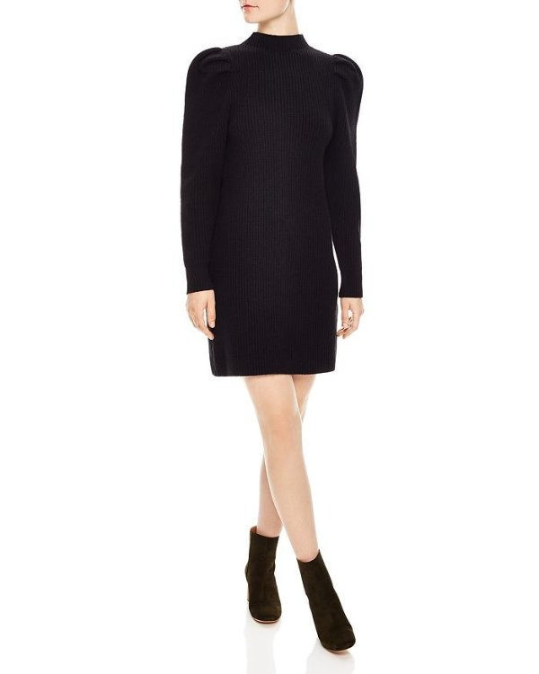 Androsace Ribbed Wool Sweater Dress