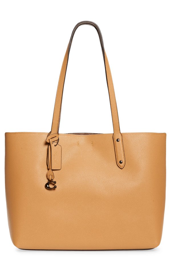 Central Leather & Signature Coated Canvas Tote