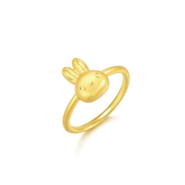 PetChat 999.9 Gold Rabbit Ring | Chow Sang Sang Jewellery eShop