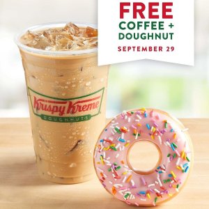 限今天：Krispy Kreme National Coffee Day 会员独享福利