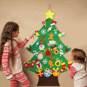 TOBEHIGHER Felt Christmas Tree - 3.6 FT 3D DIY Set