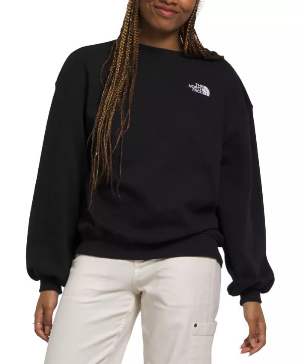 Women's Evolution Oversized Crewneck Fleece Sweatshirt