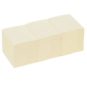 Highland Sticky Notes, 1.5 x 2 Inches, Yellow, 12 Pack