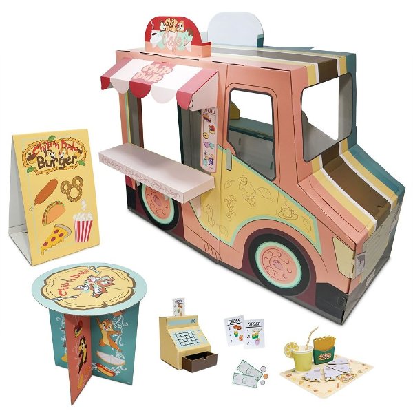 Chip 'n Dale Cardboard Food Truck | shopDisney