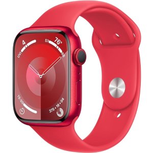 Applevia $59.01 couponWatch Series 9 [GPS 45mm] Smartwatch with (Product) RED Aluminum Case with (Product) RED Sport Band M/L. Fitness Tracker, Blood Oxygen & ECG Apps, Always-On Retina Display