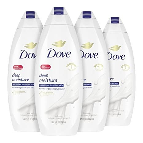 Deep Moisture Body Wash For Dry Skin Moisturizing Body Wash Transforms Even The Driest Skin In One Shower 22 oz 4 Count