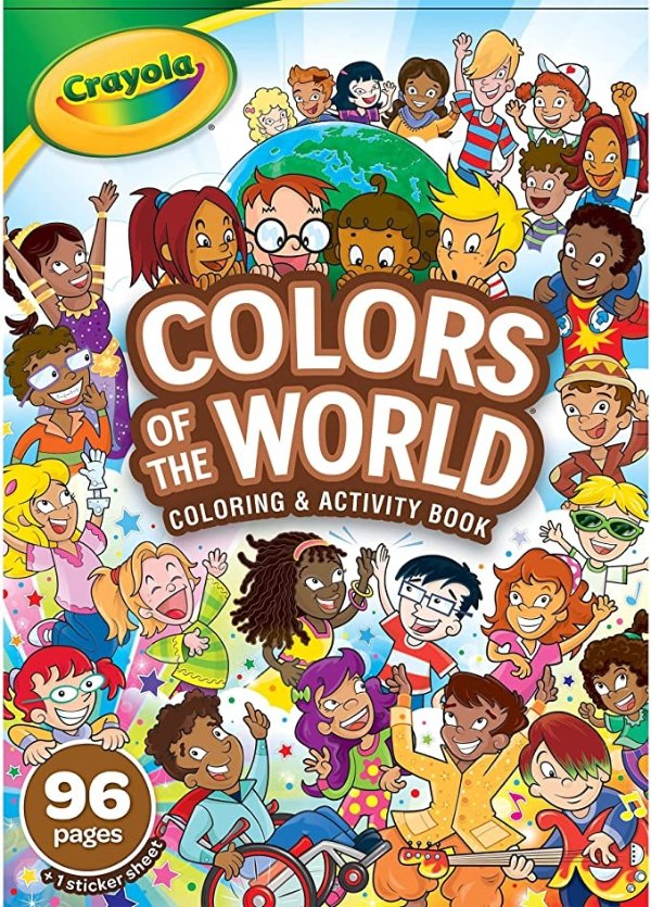 Colors of The World Coloring Book, Gift for Kids, 96 Pages