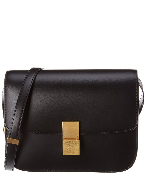 Small Classic Leather Shoulder Bag