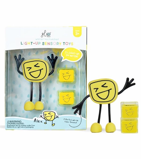 Glo Pals Light Up Sensory Bath Toy - Alex (Yellow)