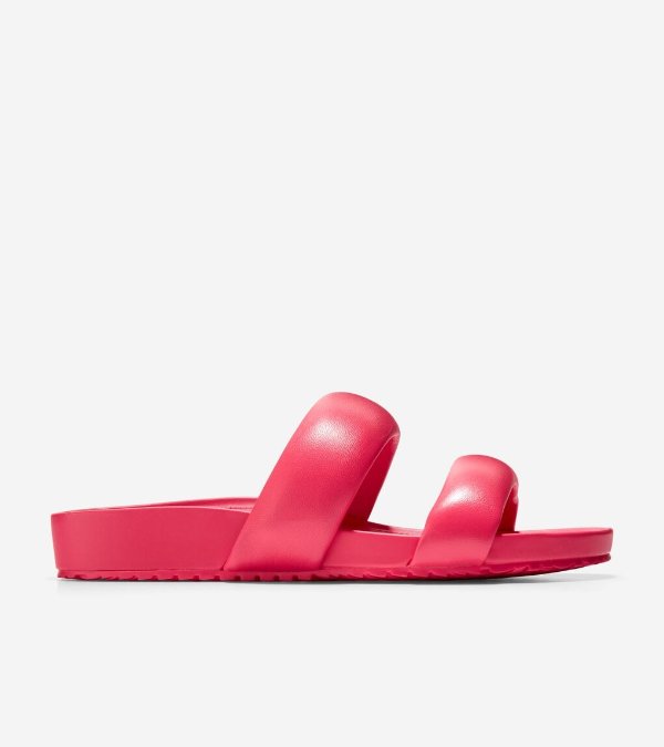 Women's Mojave Double Band Slide Sandal in Pink | Cole Haan