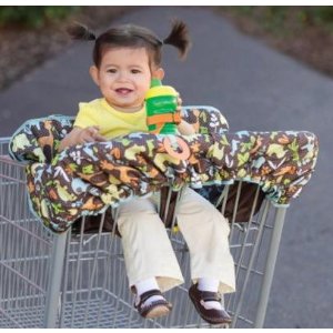 史低价！Infantino Compact 2合1购物推车保护垫/餐椅保护垫