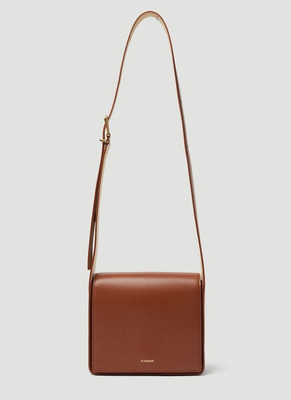 Sling Medium Shoulder Bag in Brown