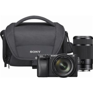 Sony A6300 Mirrorless + 16-50 & 55-210mm Lenses + 32GB SD