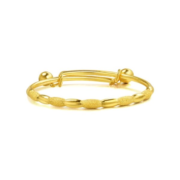 Chinese Gifting Collection 'New Born' 999.9 Gold Bangle | Chow Sang Sang Jewellery eShop