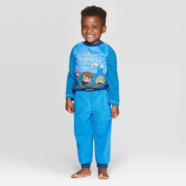 Toddler Boys' Harry Potter Pajama Set - Blue