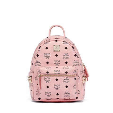 MCMSTARK BACKPACK IN SIDE STUDDED VISETOS