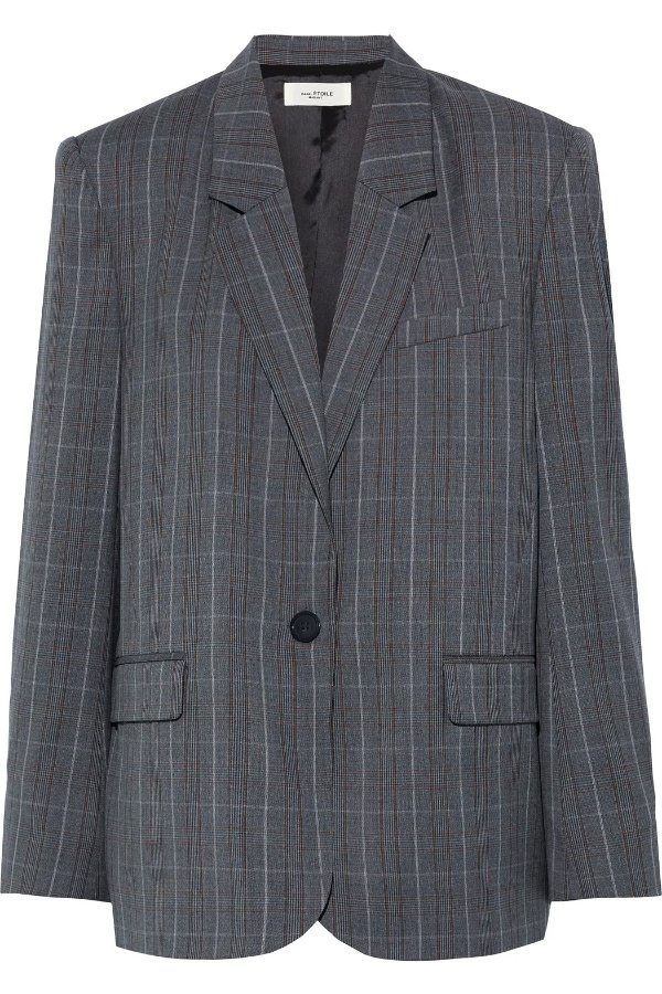 Verix Prince of Wales checked wool blazer