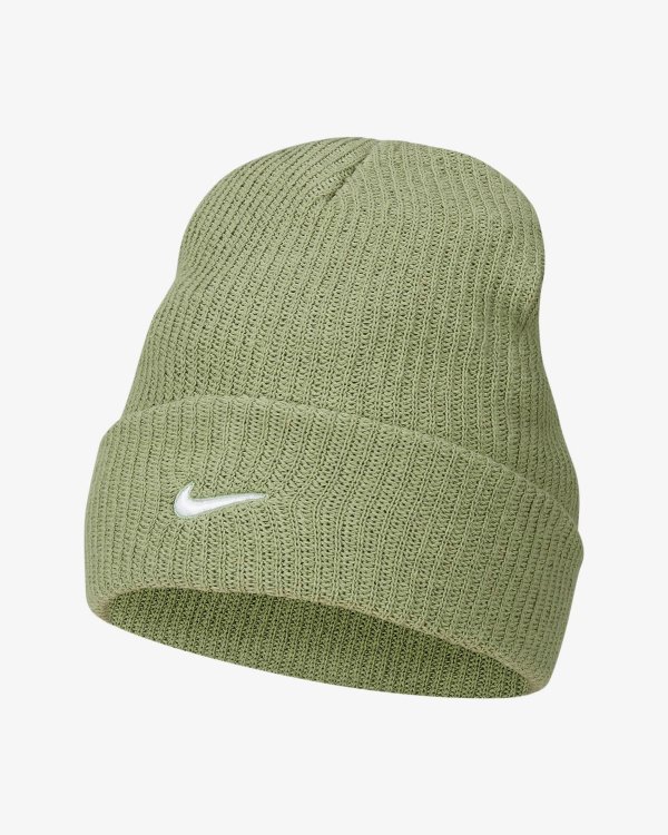 灰绿色针织帽
