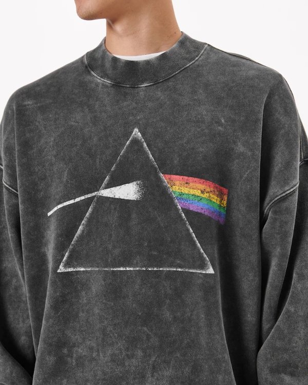 Men's Pink Floyd Crew Sweatshirt | Men's Clearance | Abercrombie.com