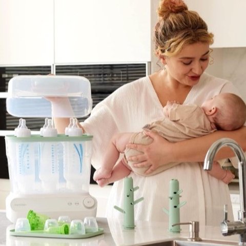Momcozy 3 Layers Large Bottle Sterilizer and Dryer