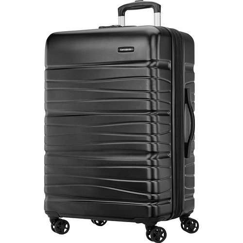 Evolve SE Hardside 28" Large Expandable Spinner Luggage, Bass Black