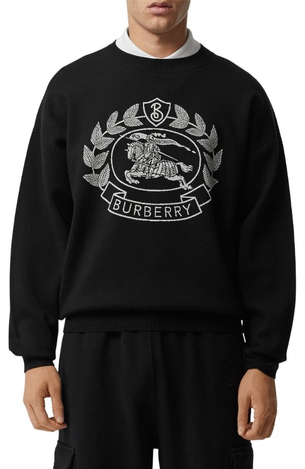 Bilston Crest Crewneck Sweater