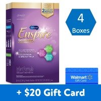 Enspire Gentlease Infant Formula Powder, 29 oz Refill Box (4 Pack)