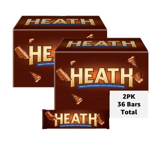 HEATH 英式太妃糖巧克力棒 2盒共36块