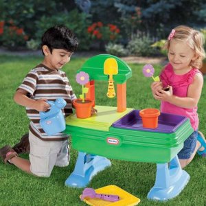 Little Tikes 儿童花园桌 喷水玩沙仿真玩具